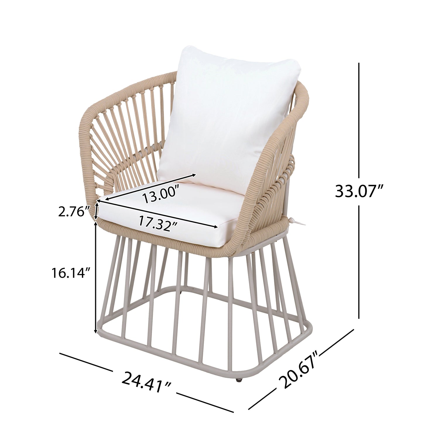 Luxury 7-Piece Teak Outdoor Dining Set – Modern Patio Furniture with Wicker Chairs & Cushions
