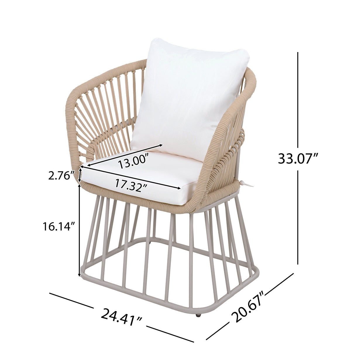 Luxury 7-Piece Teak Outdoor Dining Set – Modern Patio Furniture with Wicker Chairs & Cushions