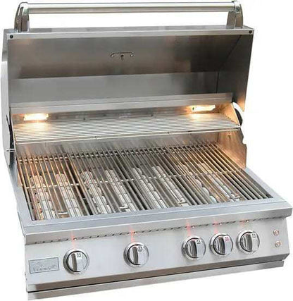 KOKOMO 32" 4 Burner grill. Insert or with Cart. Lifetime Warranty