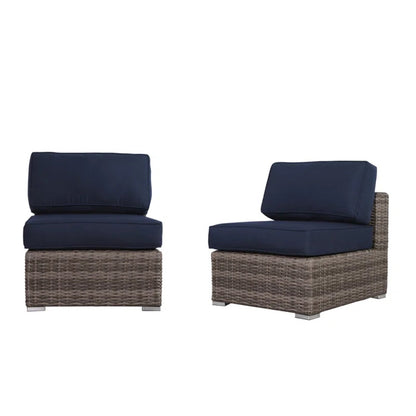 All-Weather Wicker 6-Person Outdoor Sofa Set